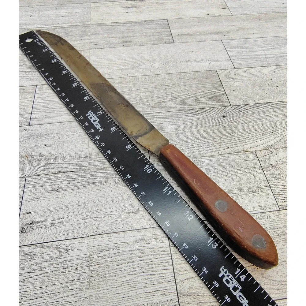 Vintage Wooden Handle Kitchen Knife Rustic‎ Farmhouse Decor Display